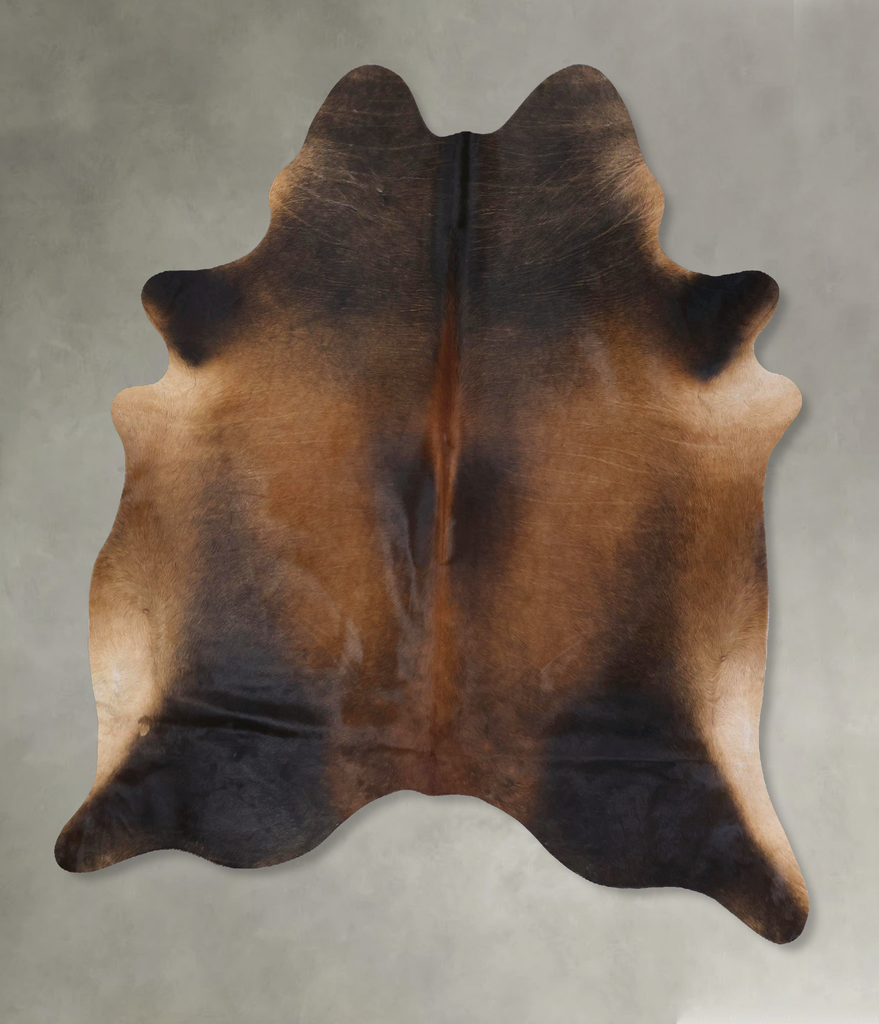 Warm Caramel X-Large Brazilian Cowhide Rug 7'4"H x 6'3"W #B20711 by Hudson Hides
