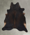 Chocolate XX-Large Brazilian Cowhide Rug 7'10