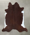 Solid Brown X-Large Brazilian Cowhide Rug 6'11