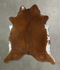 Solid Brown XX-Large Brazilian Cowhide Rug 8'4