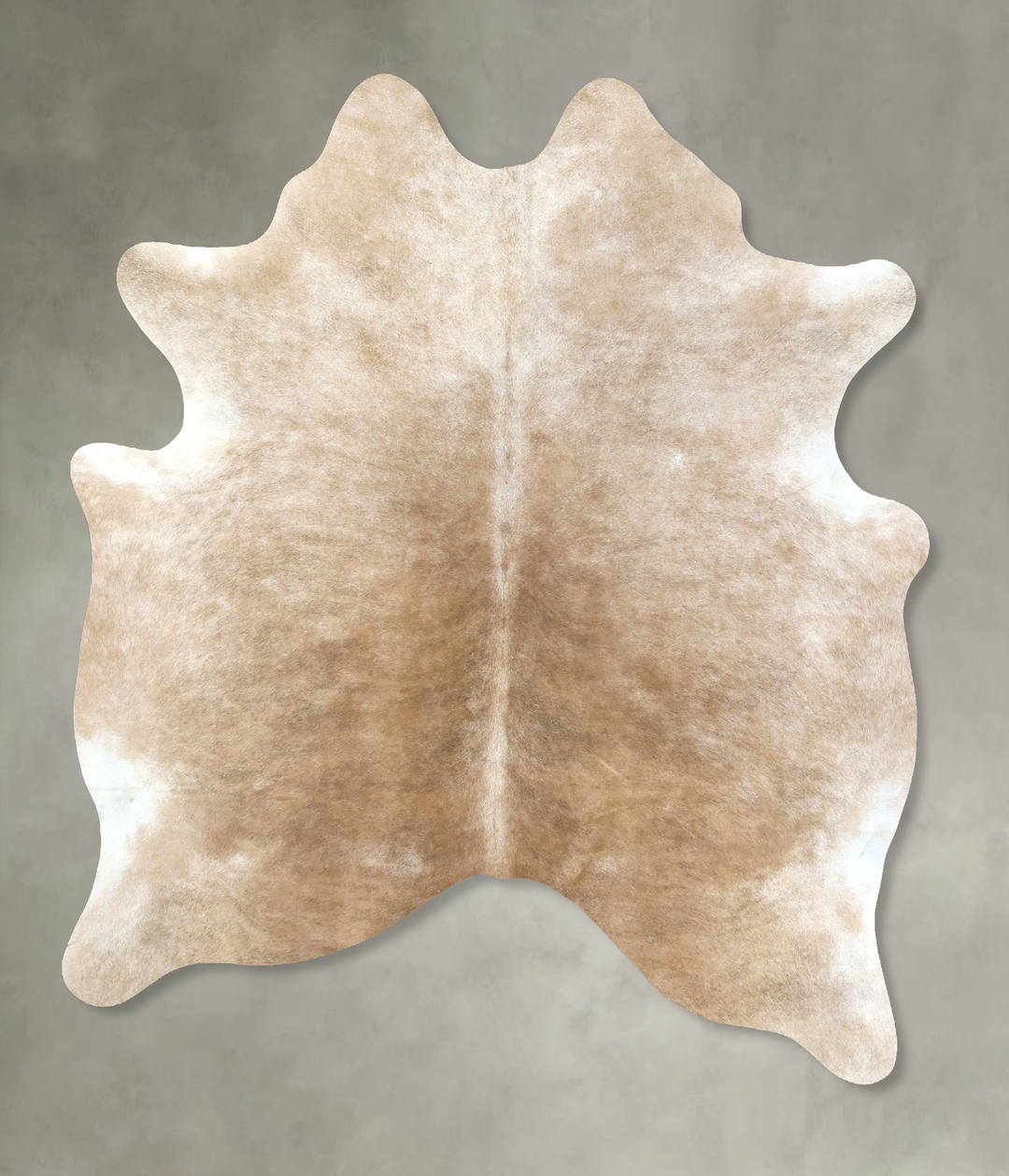 Light Caramel X-Large Brazilian Cowhide Rug 7'3"H x 6'1"W #B20735 by H