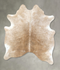 Light Caramel X-Large Brazilian Cowhide Rug 7'3