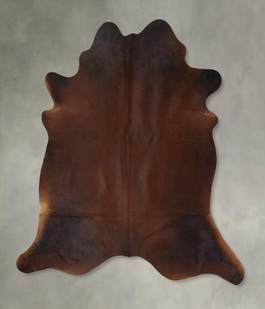 Warm Caramel XX-Large Brazilian Cowhide Rug 7'5"H x 6'11"W #B20736 by Hudson Hides