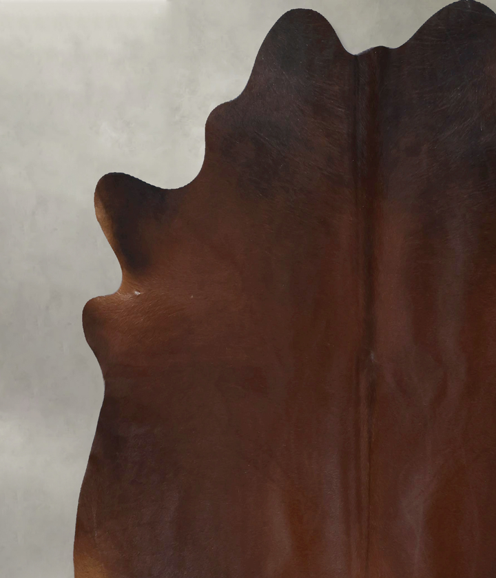 Warm Caramel XX-Large Brazilian Cowhide Rug 7'5"H x 6'11"W #B20736 by Hudson Hides