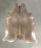 Grey with Beige XX-Large Brazilian Cowhide Rug 8'5
