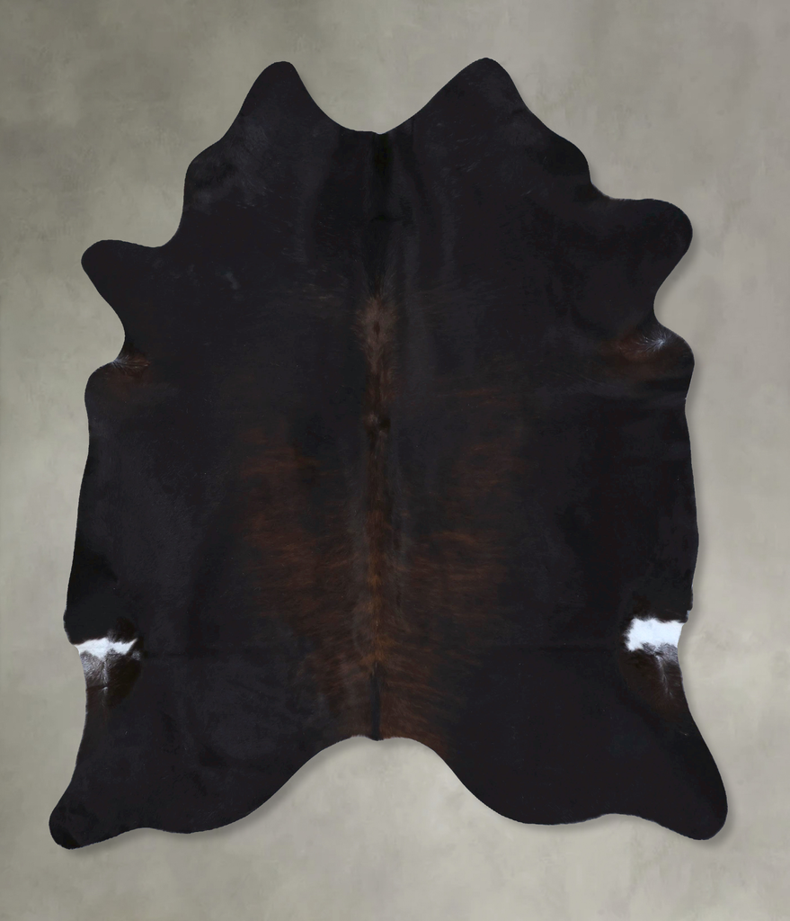 Chocolate X-Large Brazilian Cowhide Rug 7'8"H x 6'3"W #B20756 by Hudson Hides