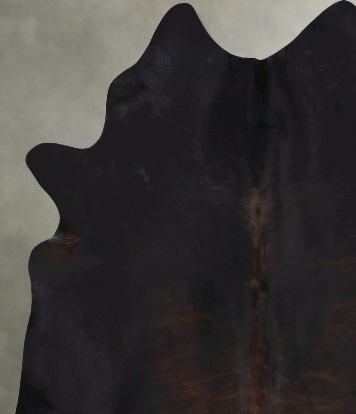 Chocolate X-Large Brazilian Cowhide Rug 7'8"H x 6'3"W #B20756 by Hudson Hides