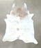 Ivory with Beige XX-Large Brazilian Cowhide Rug 8'6