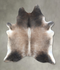 Grey with Beige X-Large Brazilian Cowhide Rug 8'0