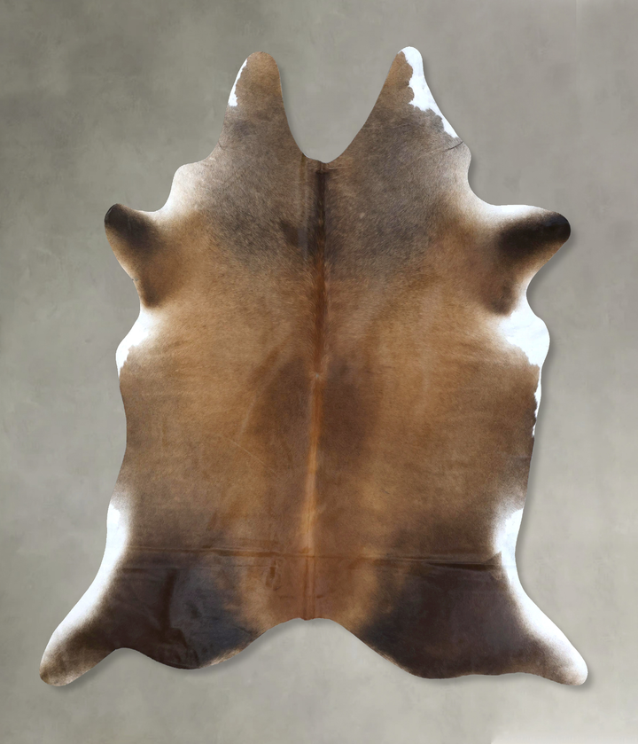 Chocolate XX-Large Brazilian Cowhide Rug 8'5"H x 7'1"W #B20767 by Hudson Hides