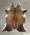 Chocolate XX-Large Brazilian Cowhide Rug 8'5