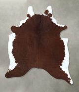 Hereford XX-Large Brazilian Cowhide Rug 8'3"H x 6'3"W #B20776 by Hudson Hides