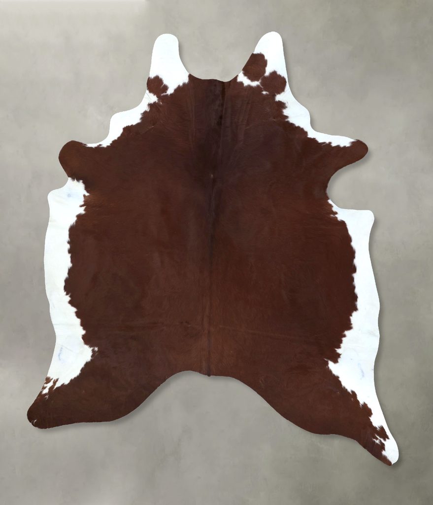 Hereford XX-Large Brazilian Cowhide Rug 8'3"H x 6'3"W #B20776 by Hudson Hides