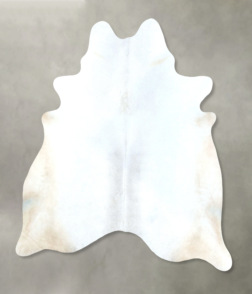 Light Grey XX-Large Brazilian Cowhide Rug 8'0"H x 7'0"W #B20789 by Hudson Hides