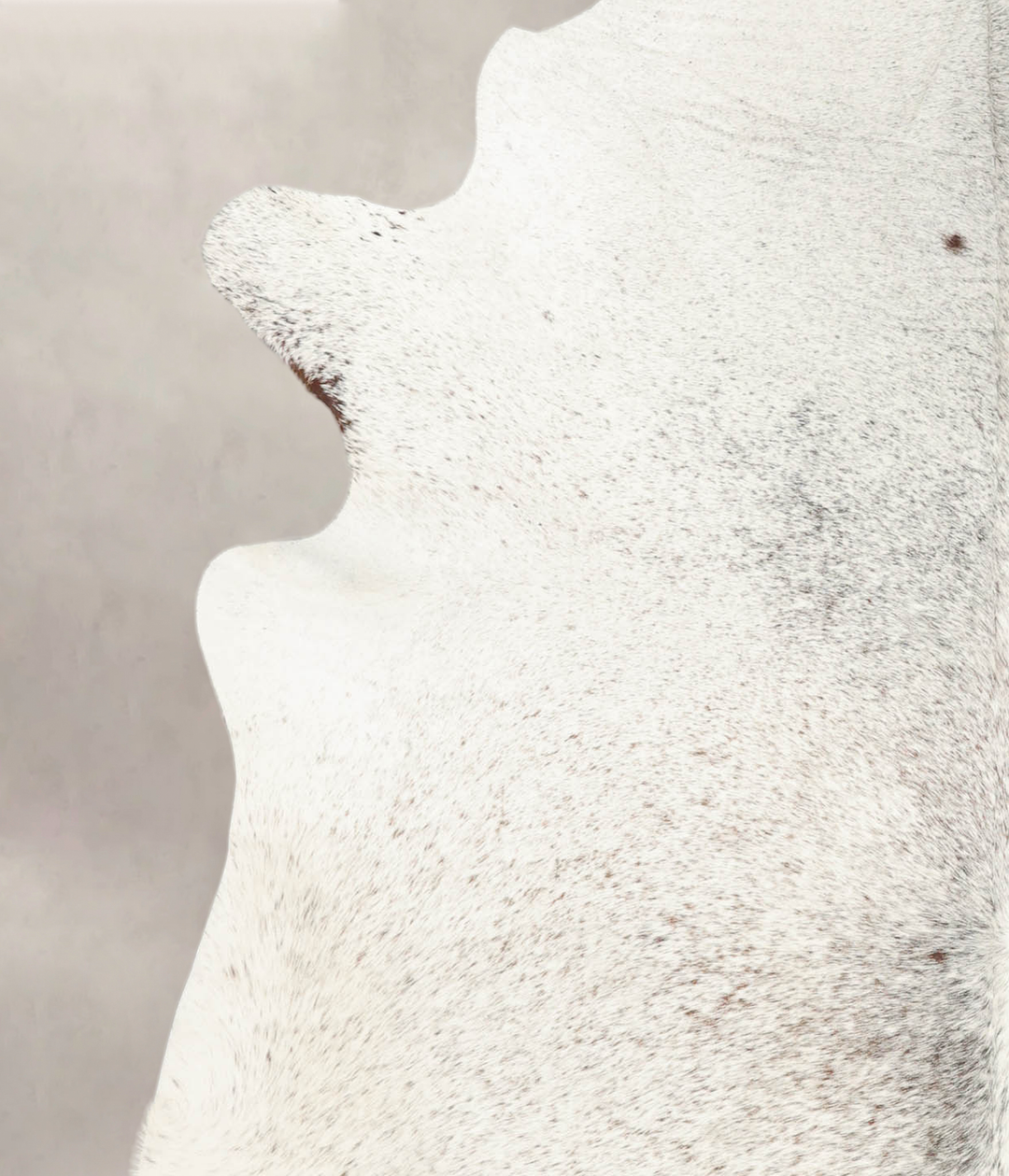 Salt and Pepper Black X-Large Brazilian Cowhide Rug 7'5"H x 6'4"W #B20