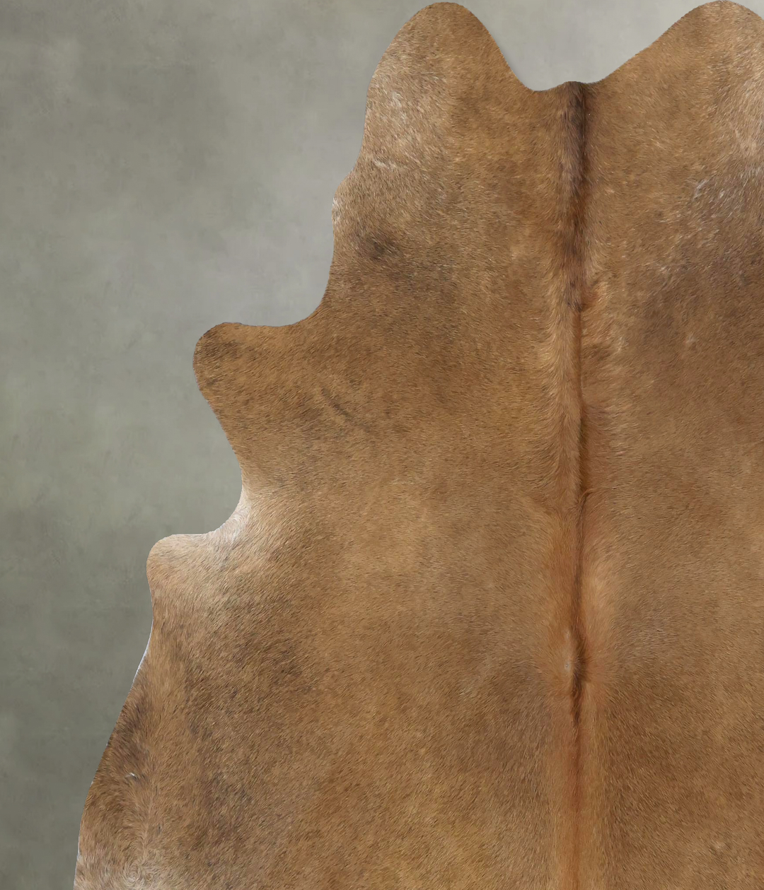Light Caramel X-Large Brazilian Cowhide Rug 7'4"H x 6'10"W #B20790 by 
