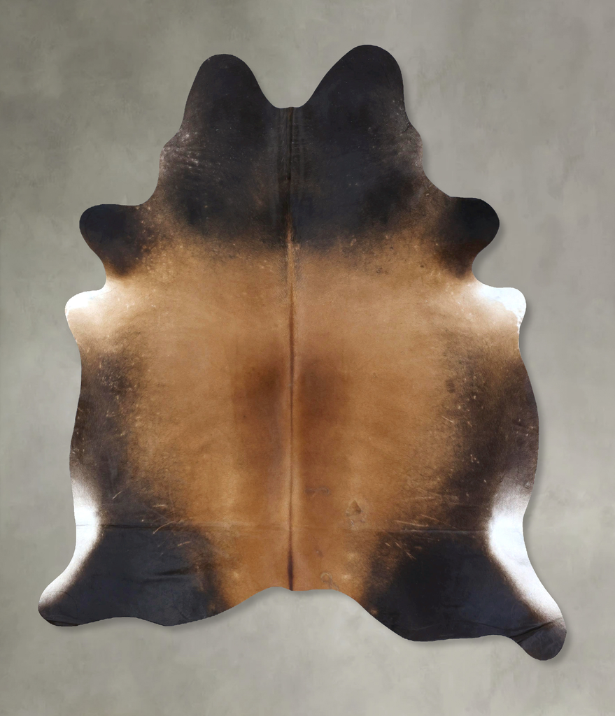 Warm Caramel X-Large Brazilian Cowhide Rug 7'6"H x 6'2"W #B20793 by Hudson Hides