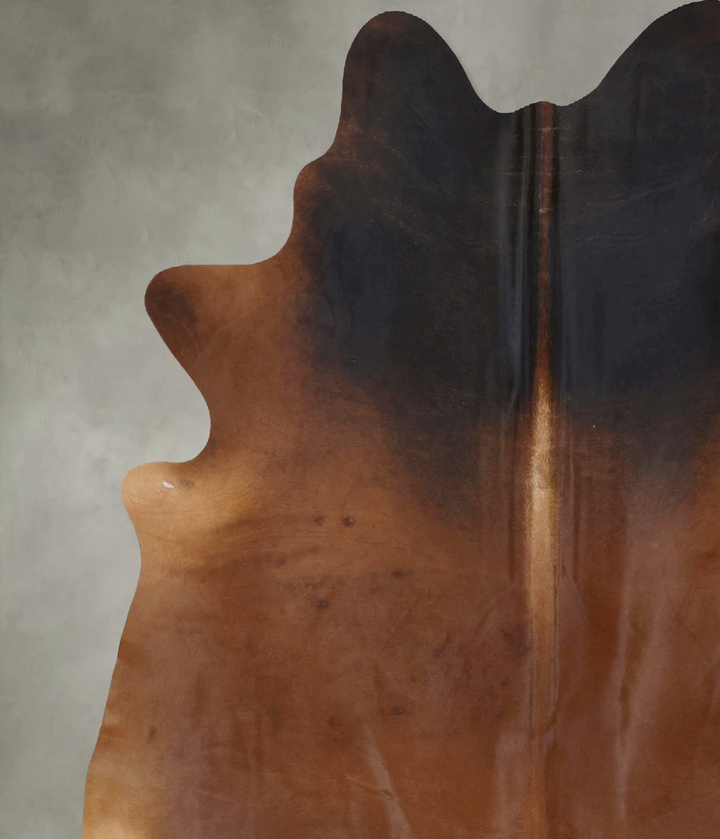 Warm Caramel XX-Large Brazilian Cowhide Rug 8'5"H x 7'3"W #B20796 by Hudson Hides