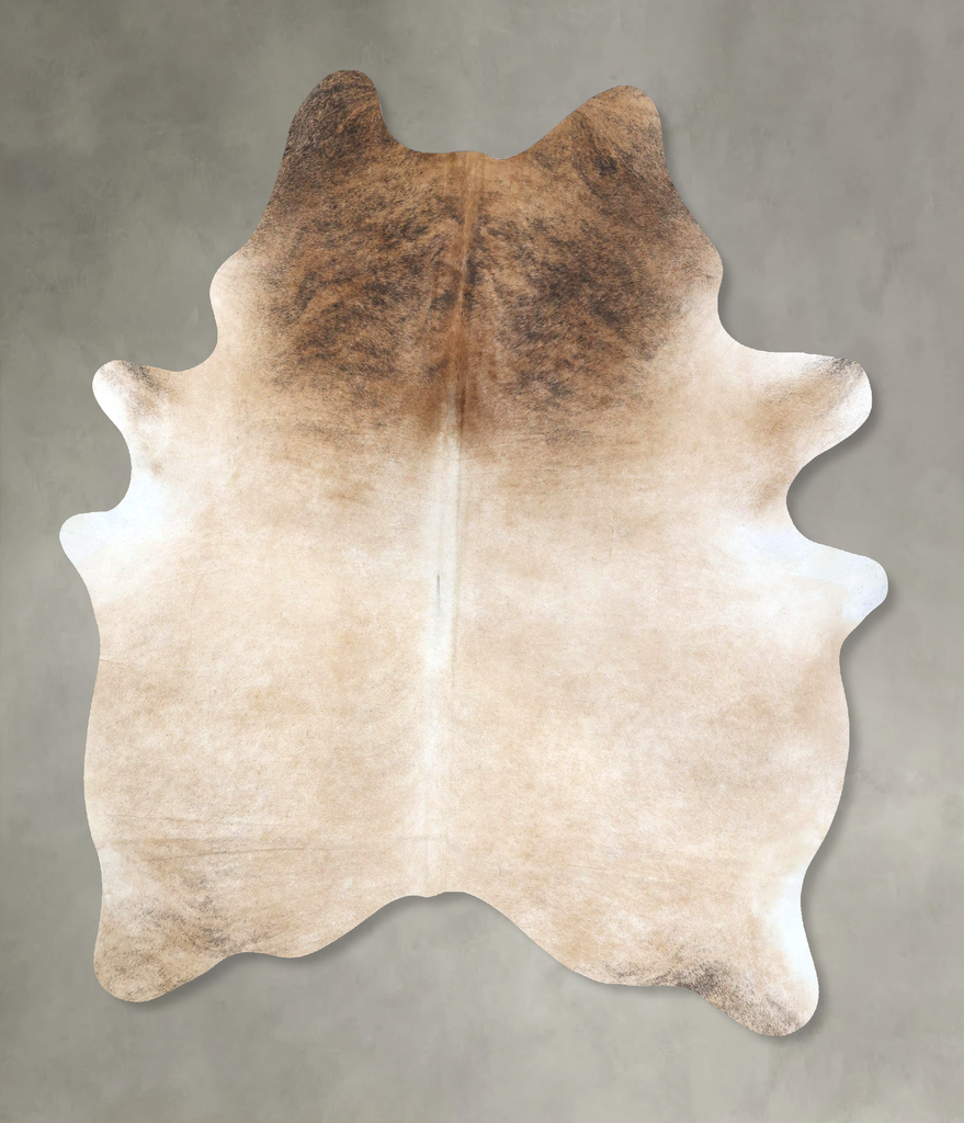 Light Caramel X-Large Brazilian Cowhide Rug 7'9"H x 6'3"W #B20802 by Hudson Hides