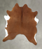 Solid Brown XX-Large Brazilian Cowhide Rug 7'8