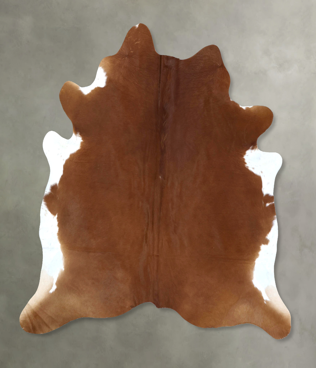 Solid Brown X-Large Brazilian Cowhide Rug 7'5"H x 6'8"W #B20809 by Hud