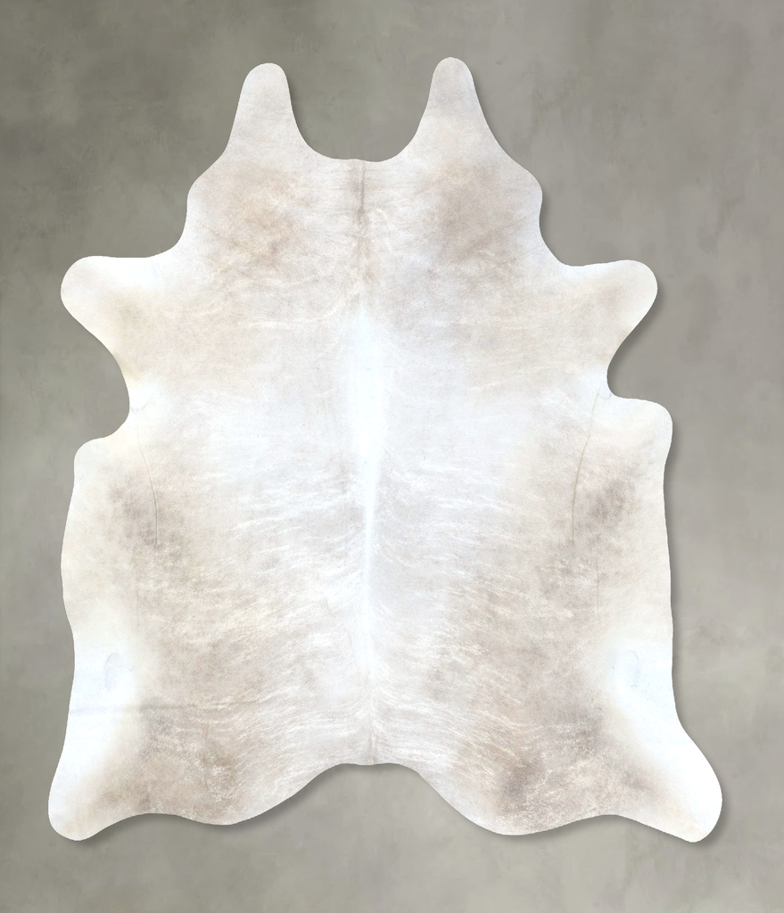 Grey with Beige XX-Large Brazilian Cowhide Rug 8'4"H x 6'10"W #B20822 by Hudson Hides