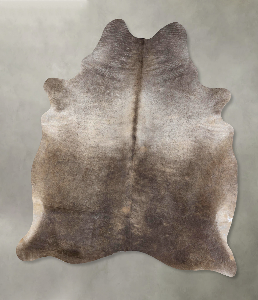 Taupe XX-Large Brazilian Cowhide Rug 8'3"H x 6'8"W #B20824 by Hudson Hides
