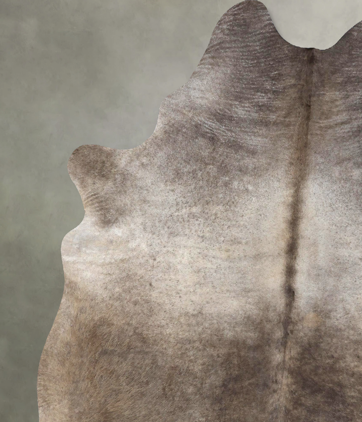 Taupe XX-Large Brazilian Cowhide Rug 8'3"H x 6'8"W #B20824 by Hudson Hides