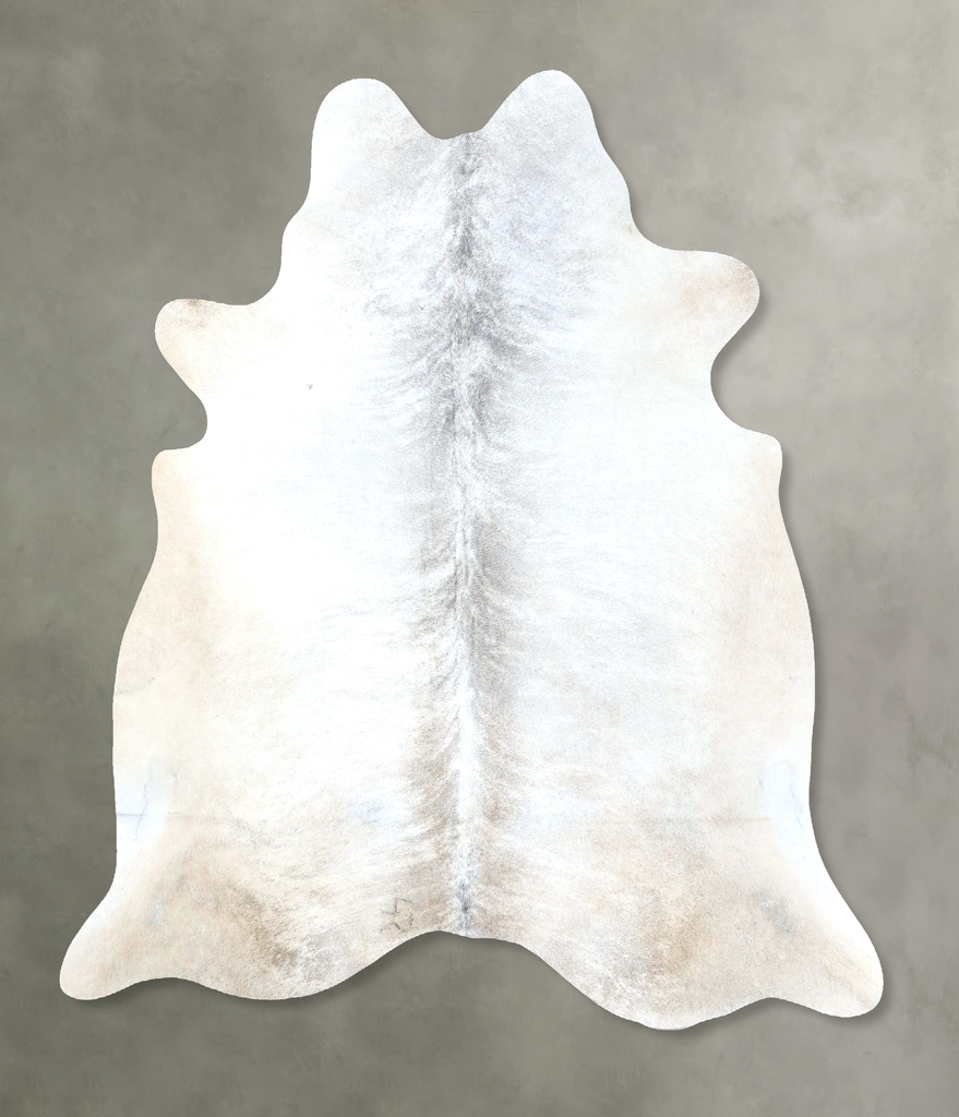 Grey Brindle XX-Large Brazilian Cowhide Rug 7'3"H x 6'11"W #B20832 by Hudson Hides