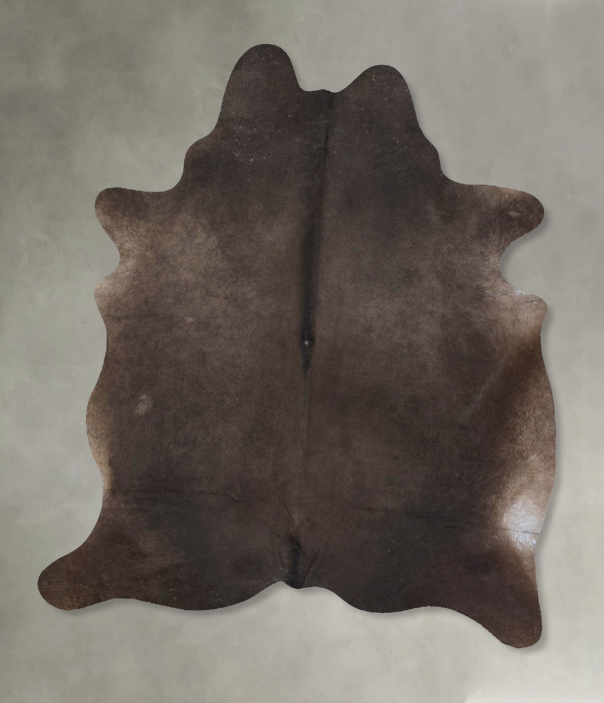 Chocolate XX-Large Brazilian Cowhide Rug 7'10"H x 6'5"W #B20834 by Hudson Hides
