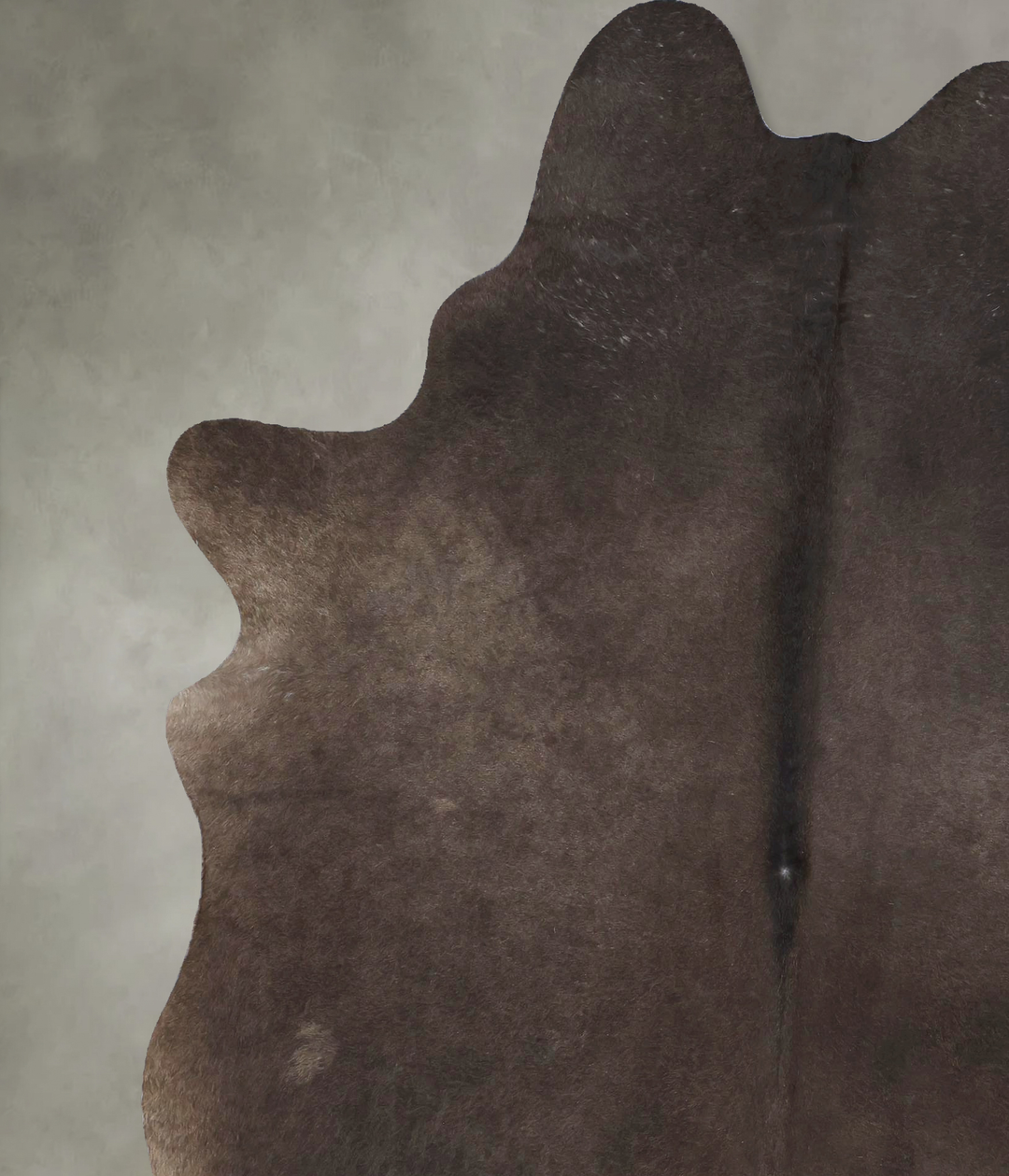 Chocolate XX-Large Brazilian Cowhide Rug 7'10"H x 6'5"W #B20834 by Hud