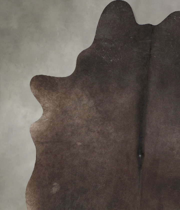 Chocolate XX-Large Brazilian Cowhide Rug 7'10"H x 6'5"W #B20834 by Hudson Hides