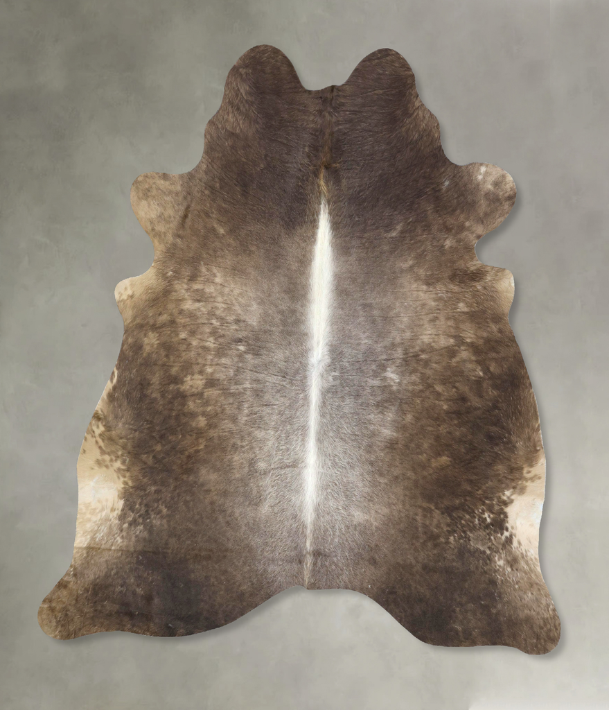 Chocolate X-Large Brazilian Cowhide Rug 7'5"H x 6'8"W #B20838 by Hudson Hides