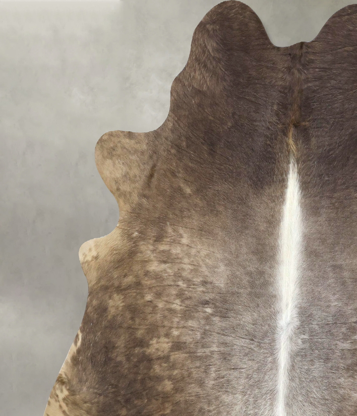 Chocolate X-Large Brazilian Cowhide Rug 7'5"H x 6'8"W #B20838 by Hudson Hides