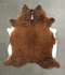 Medium Brindle X-Large Brazilian Cowhide Rug 7'6