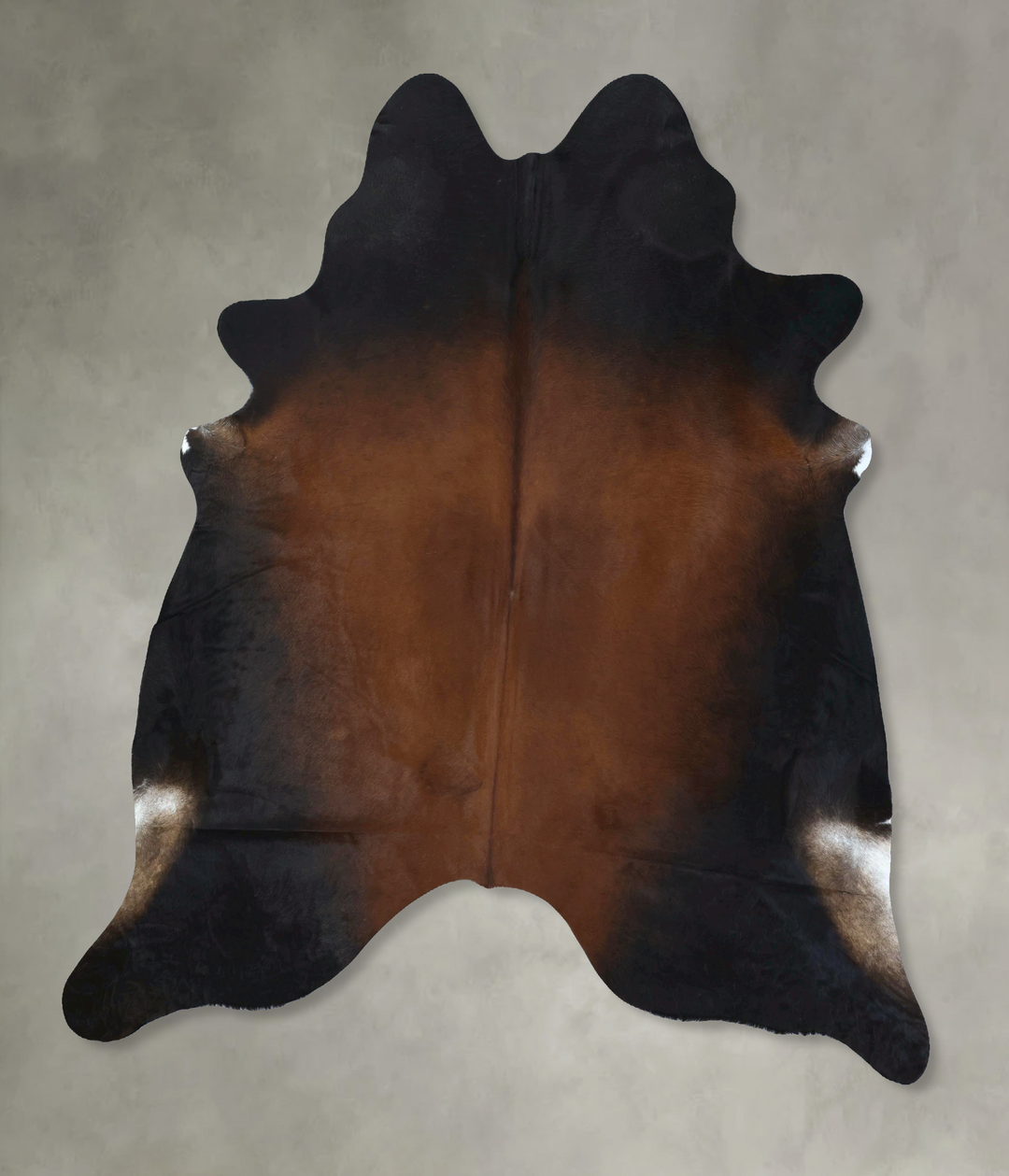 Warm Caramel XX-Large Brazilian Cowhide Rug 7'8"H x 7'0"W #B20878 by H
