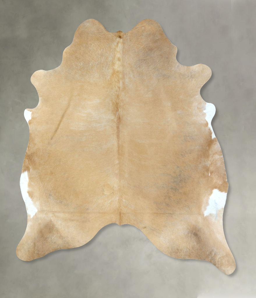 Palomino XX-Large Brazilian Cowhide Rug 7'9"H x 6'10"W #B20880 by Hudson Hides