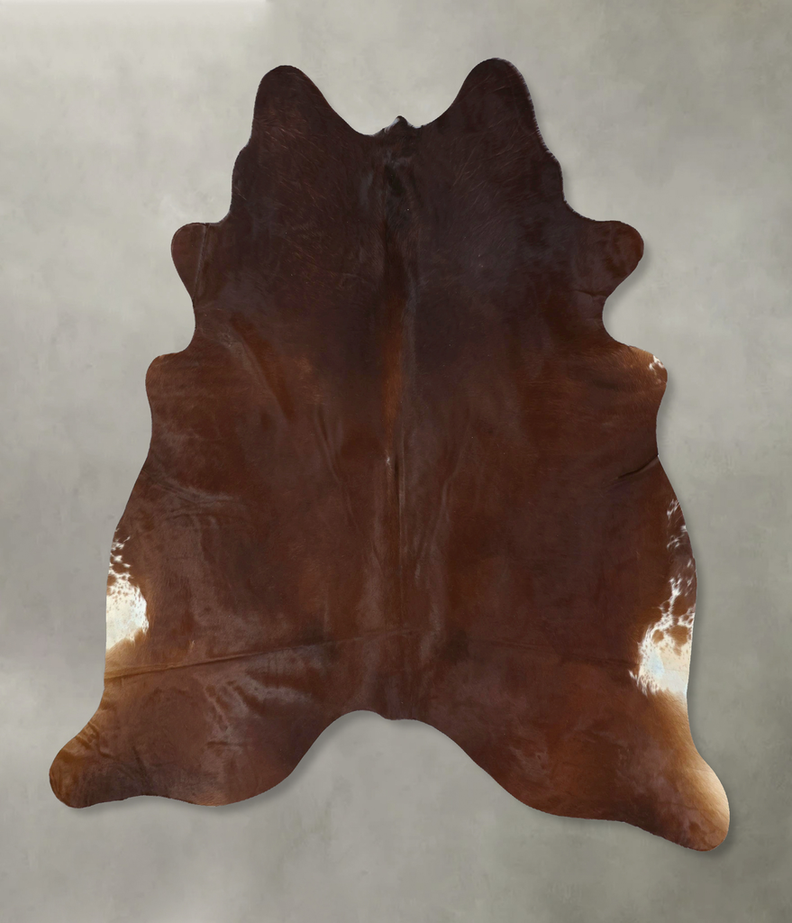 Warm Caramel XX-Large Brazilian Cowhide Rug 7'10"H x 7'1"W #B20881 by Hudson Hides