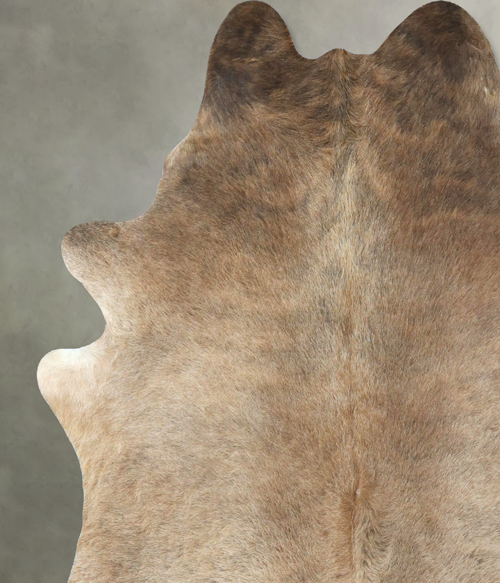 Light Caramel X-Large Brazilian Cowhide Rug 7'9"H x 6'6"W #B20886 by Hudson Hides