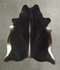 Chocolate XX-Large Brazilian Cowhide Rug 7'10