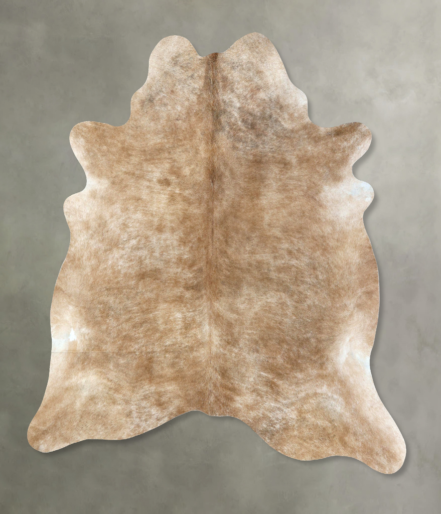 Light Caramel XX-Large Brazilian Cowhide Rug 7'8"H x 6'8"W #B20907 by Hudson Hides