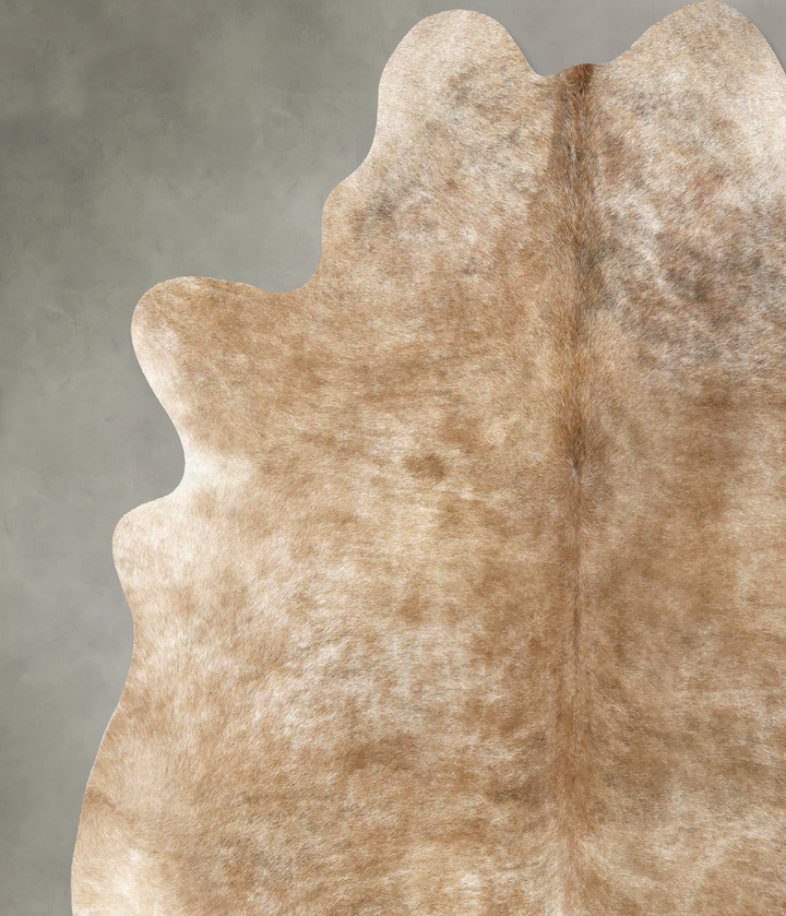 Light Caramel XX-Large Brazilian Cowhide Rug 7'8"H x 6'8"W #B20907 by Hudson Hides