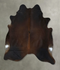 Chocolate XX-Large Brazilian Cowhide Rug 7'5