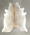 Grey with Beige X-Large Brazilian Cowhide Rug 7'3