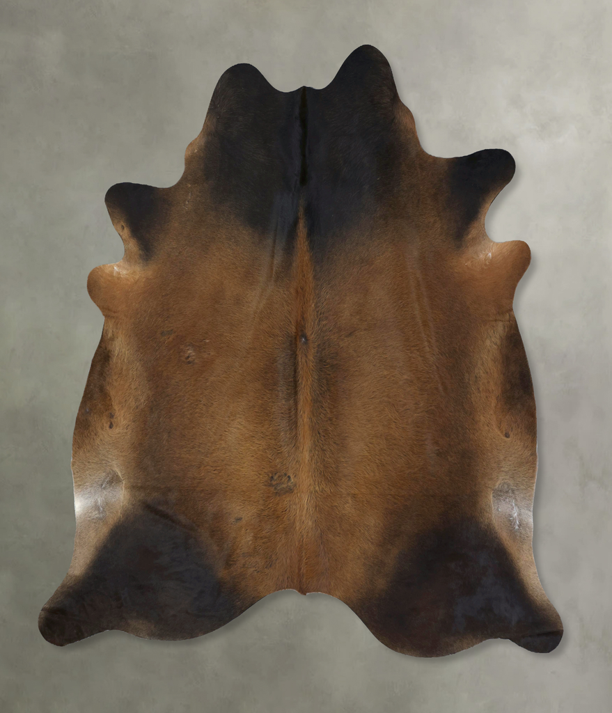 Warm Caramel XX-Large Brazilian Cowhide Rug 8'7"H x 7'8"W #B20911 by Hudson Hides