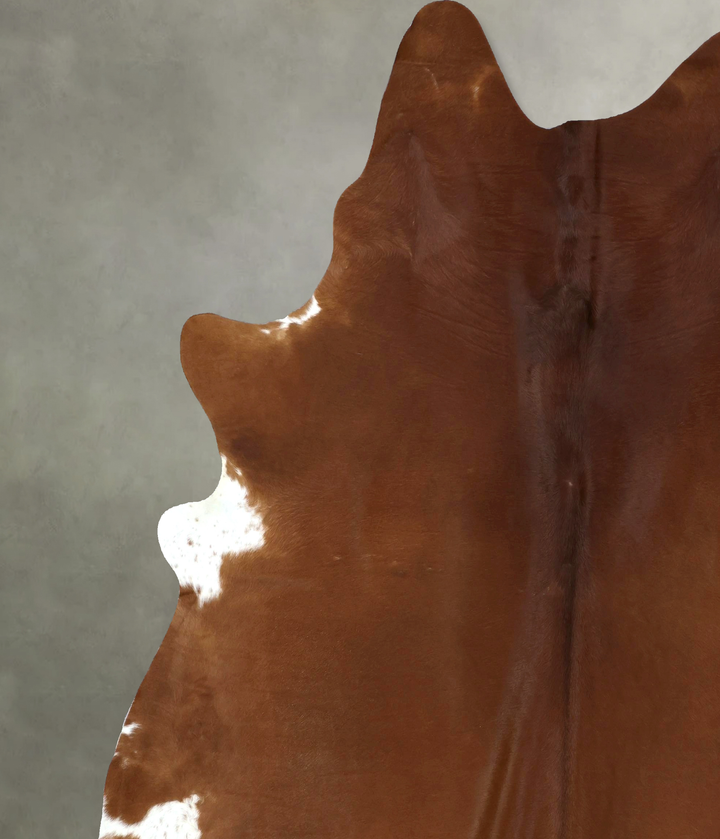 Solid Brown XX-Large Brazilian Cowhide Rug 8'11"H x 7'9"W #B20917 by Hudson Hides