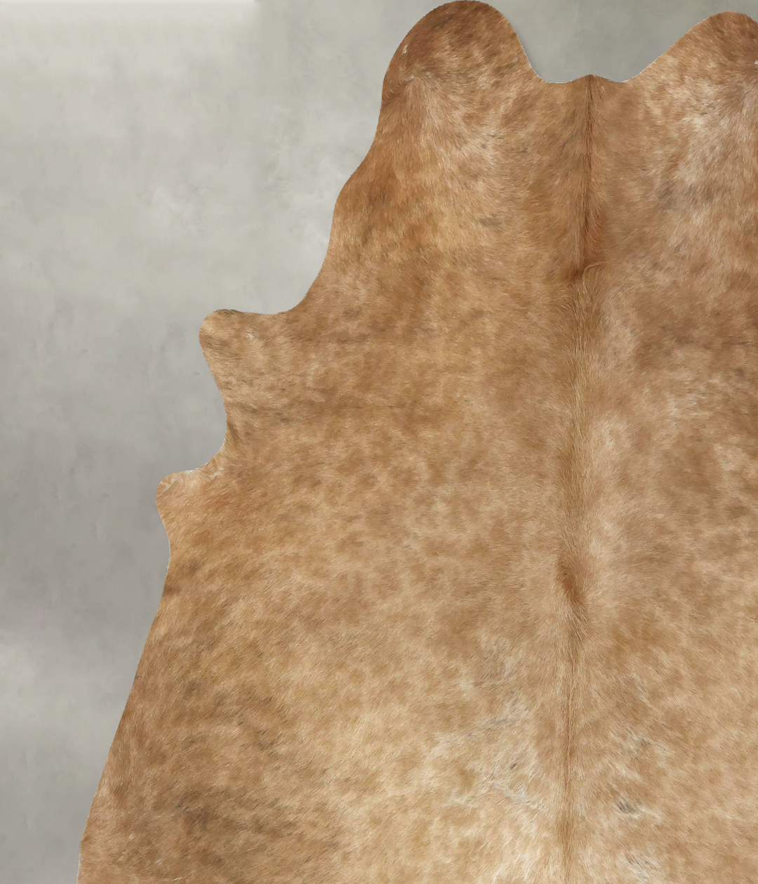 Beige XX-Large Brazilian Cowhide Rug 7'9"H x 6'11"W #B20921 by Hudson 