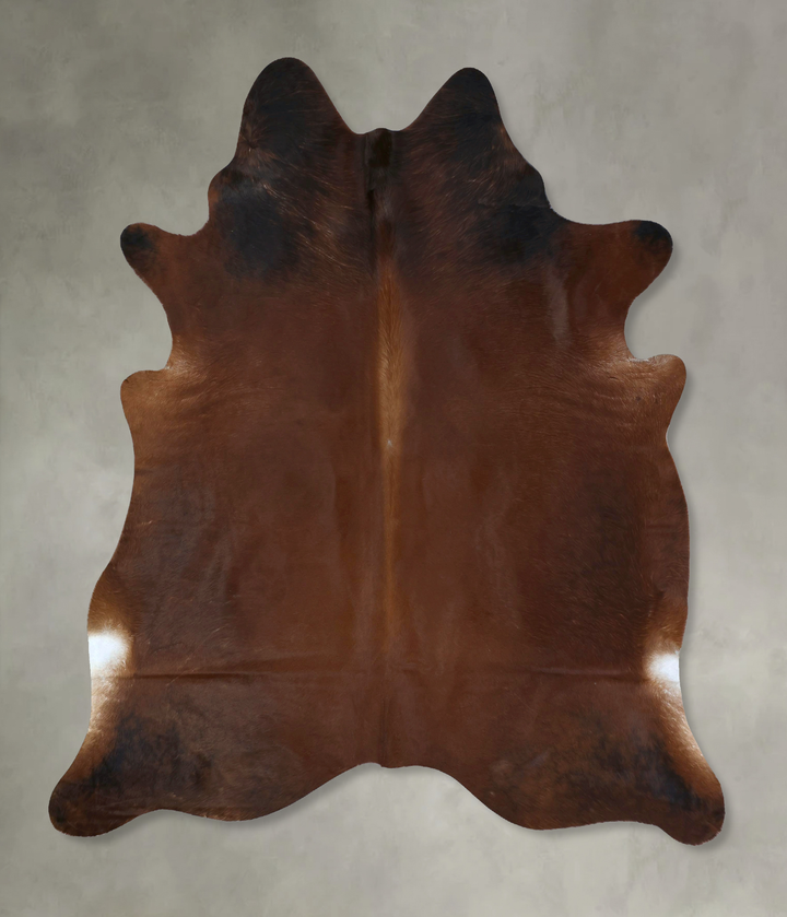 Warm Caramel XX-Large Brazilian Cowhide Rug 8'3"H x 6'10"W #B20925 by Hudson Hides