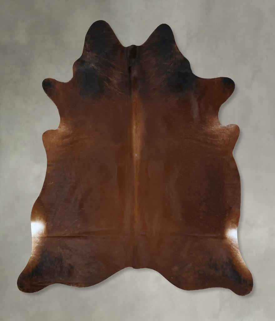 Warm Caramel XX-Large Brazilian Cowhide Rug 8'3"H x 6'10"W #B20925 by Hudson Hides