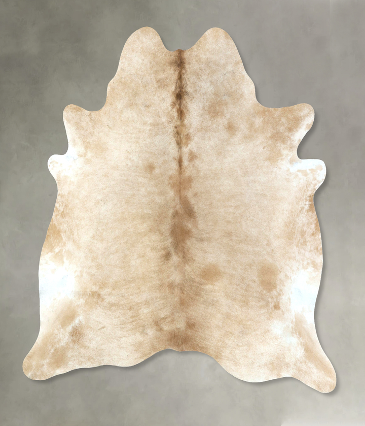 Palomino X-Large Brazilian Cowhide Rug 7'1"H x 6'10"W #B20938 by Hudson Hides